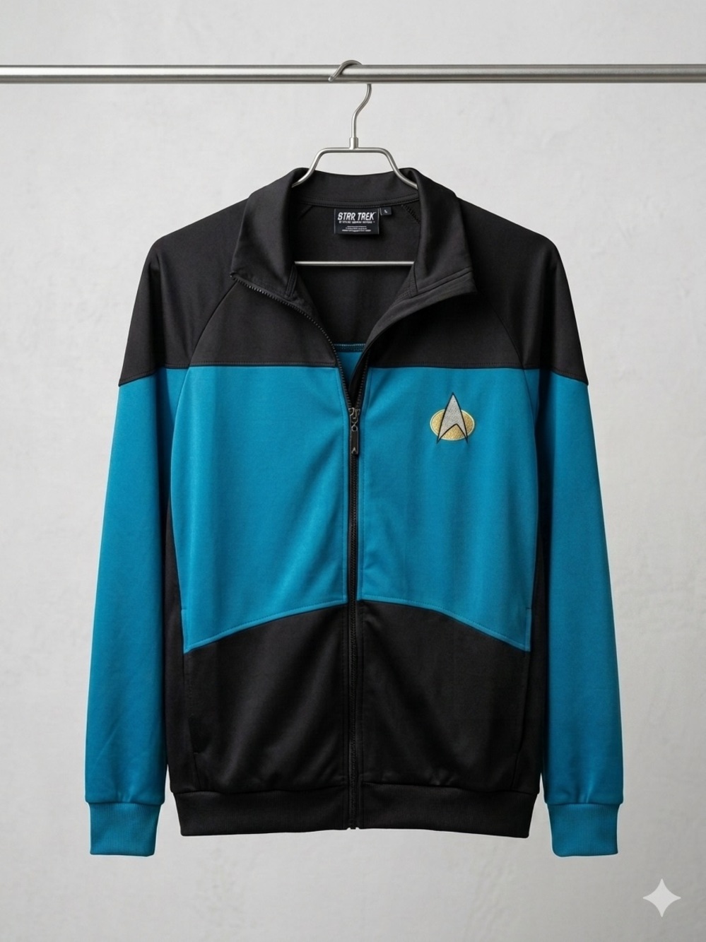 Star Trek Teal & Black Zip-Up Jacket